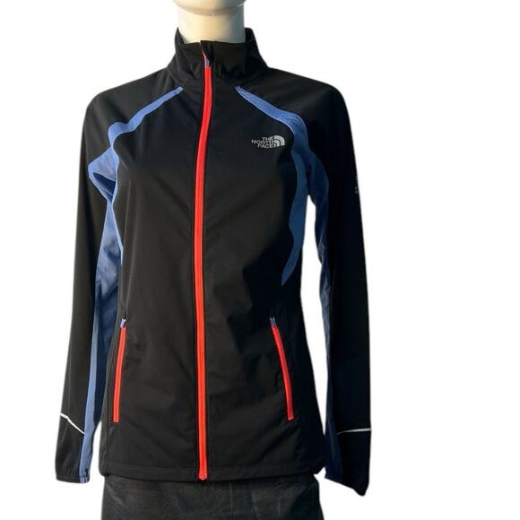 The North Face Flight Series Black Blue Red Lightweight Jacket Size S - Picture 1 of 5